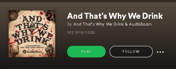 And That's Why We Drink podcast